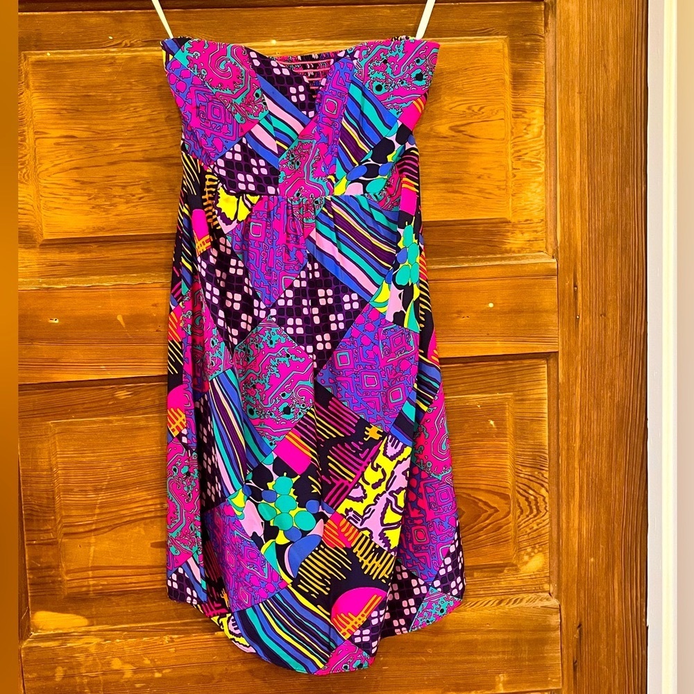 Alice & Trixie Multi-Colored Mini Dress, Size Small